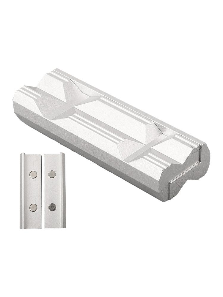 CNC Milling Steel Vise with Aluminum Alloy Jaws for Pipe Clamping 4 Inch