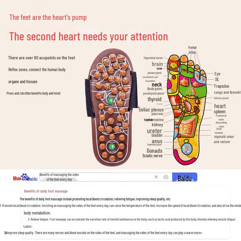 Health Foot Massage Slippers