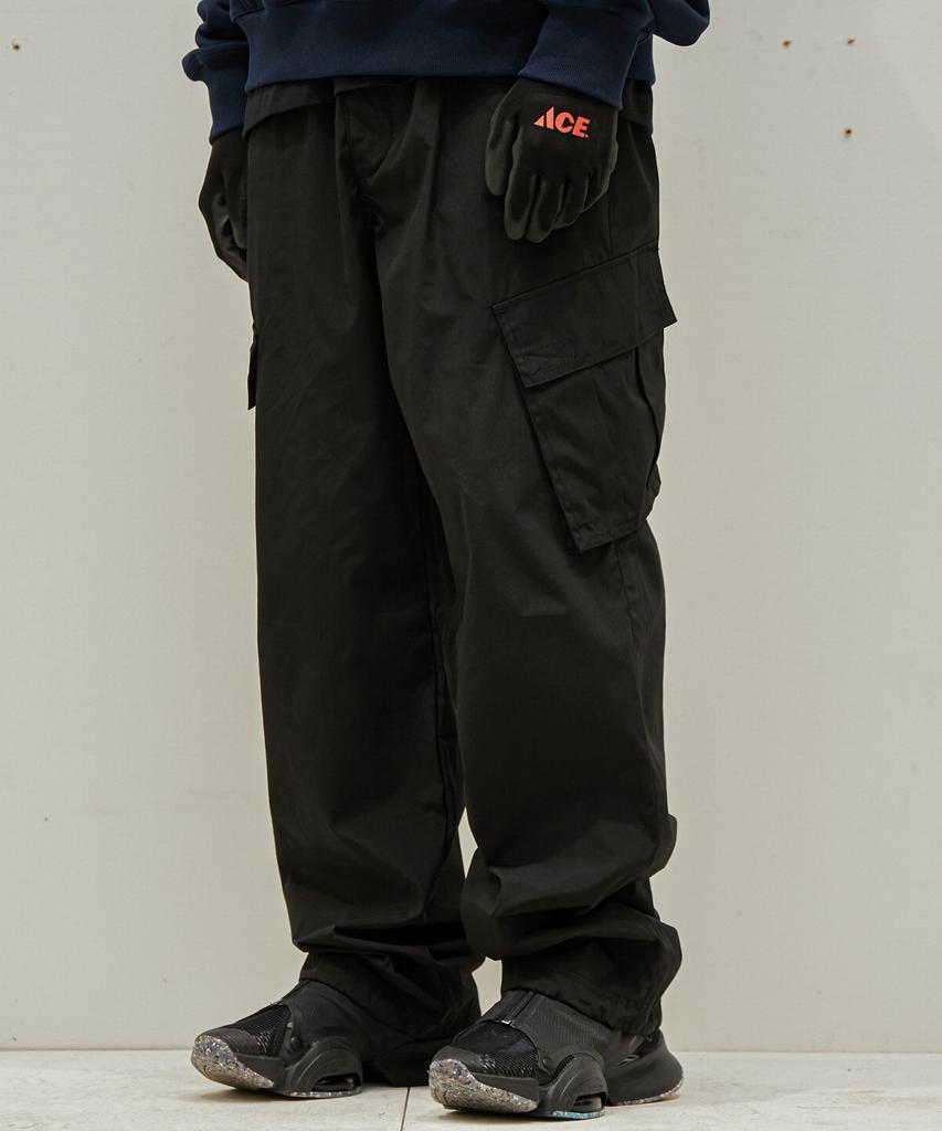 Iseuteuseobiseusyab Cargo Cotton Pants - Black