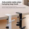 Adjustable Double Layer Aluminum Alloy Headphone Stand Wide Compatibility Easy Assembly For Desk Organization
