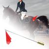 Bandiera per l'addestramento del cavallo Attrezzatura equestre Asta bandiera retrattile per eventi