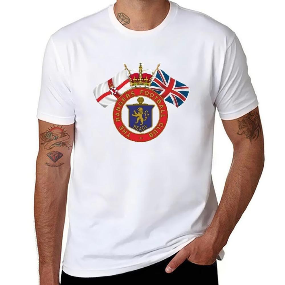 

The Rangers Football Club TShirt Plus Size Tops Custom Tshirts Oversized T Shirt Mens White T Shirts Oversized T Shirt M
