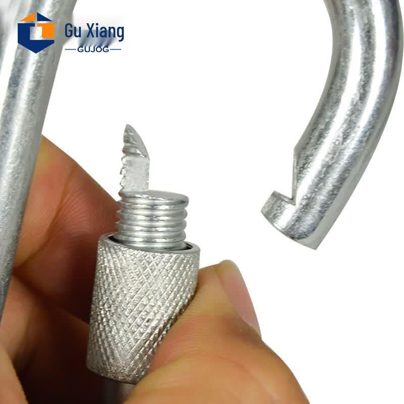 GUXIANG Stainless Steel Locking Carabiner Clip