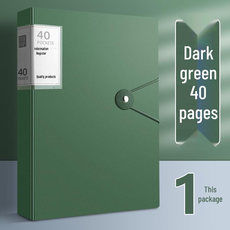 A4 Transparent File Folder and Paper Storage Organizer