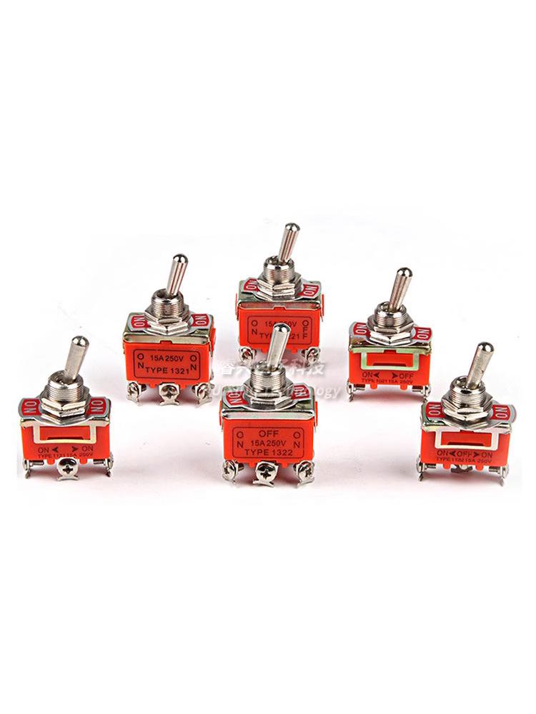 E-TEN1021 Large Toggle Power Rocker Switch Series: Models 1221, 1321, 1322.