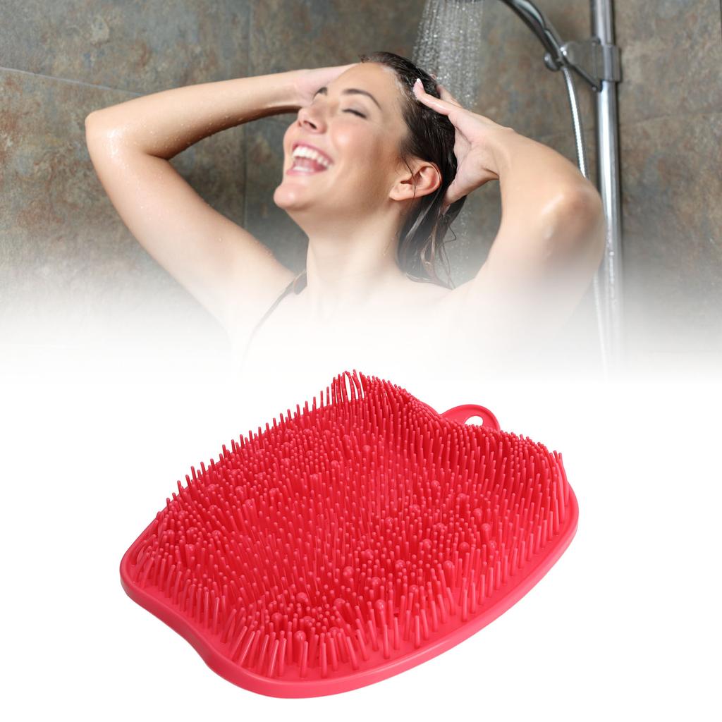 Shower Foot Scrubber Fruit Shape Anti Slip Suction Cup Soft Silicone Foot Washer for Bathing Bathroom Massage