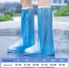 Unisex High-Top Waterproof Shoe Covers: Non-Slip, Thickened, Wear-Resistant, Sandproof & Snowproof Rain Boots.