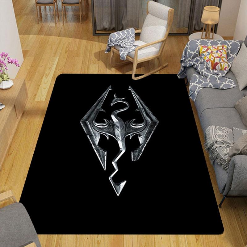 Alfombra de Suelo The Elder Scrolls para Sala de Estar o Dormitorio Alfombra Suave y Cómoda un Regalo para Cumpleaños y Festividades.PFF260912076