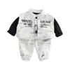Kids Casual Long-Sleeve Set, Comfortable Daily Wear Outfits