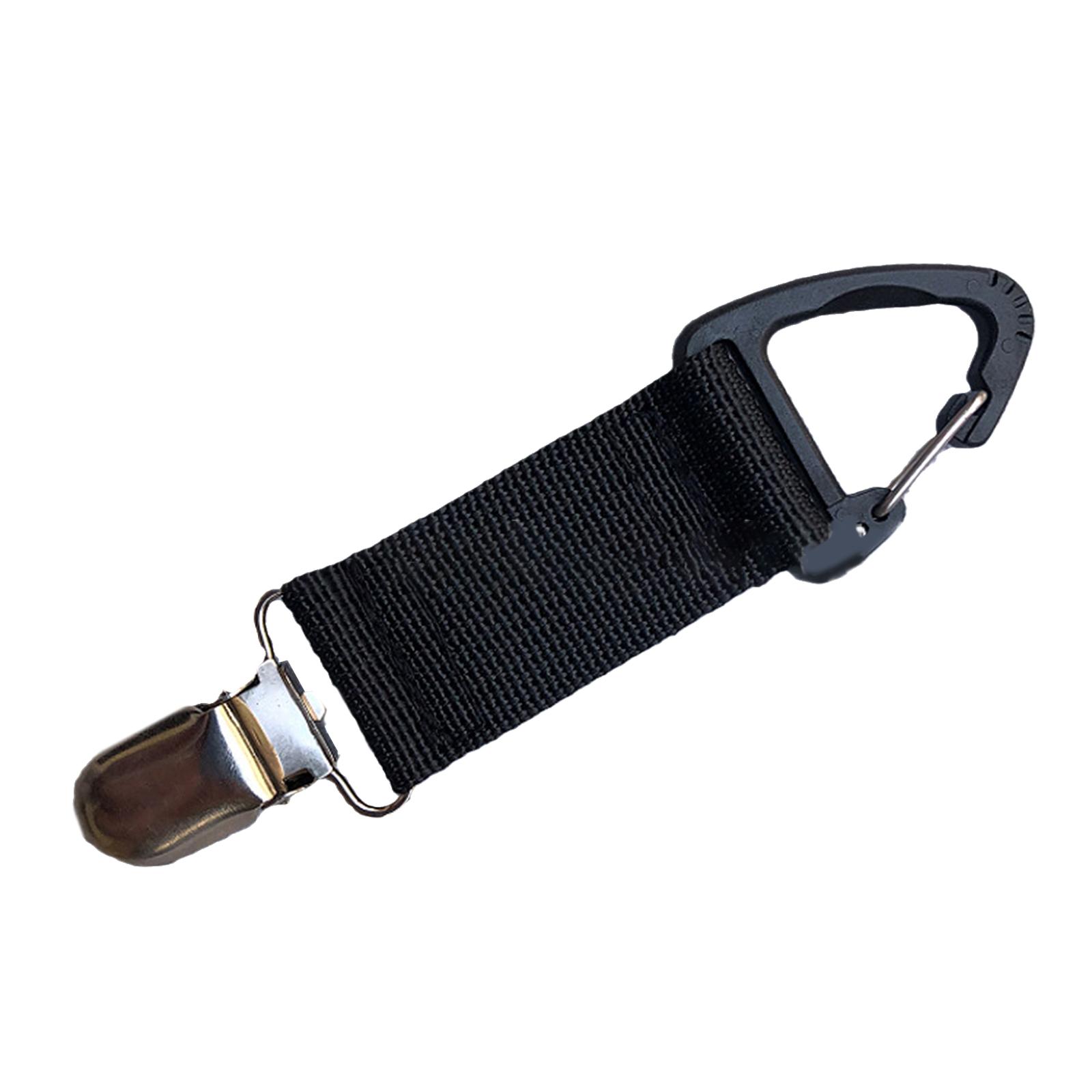 

Затискач для тримача капелюха для сумки Рюкзак Еластичний кріплення для капелюха Затискач для капелюха для подорожей на сумці Затискач для тримача капелюха Hat Companion чорний