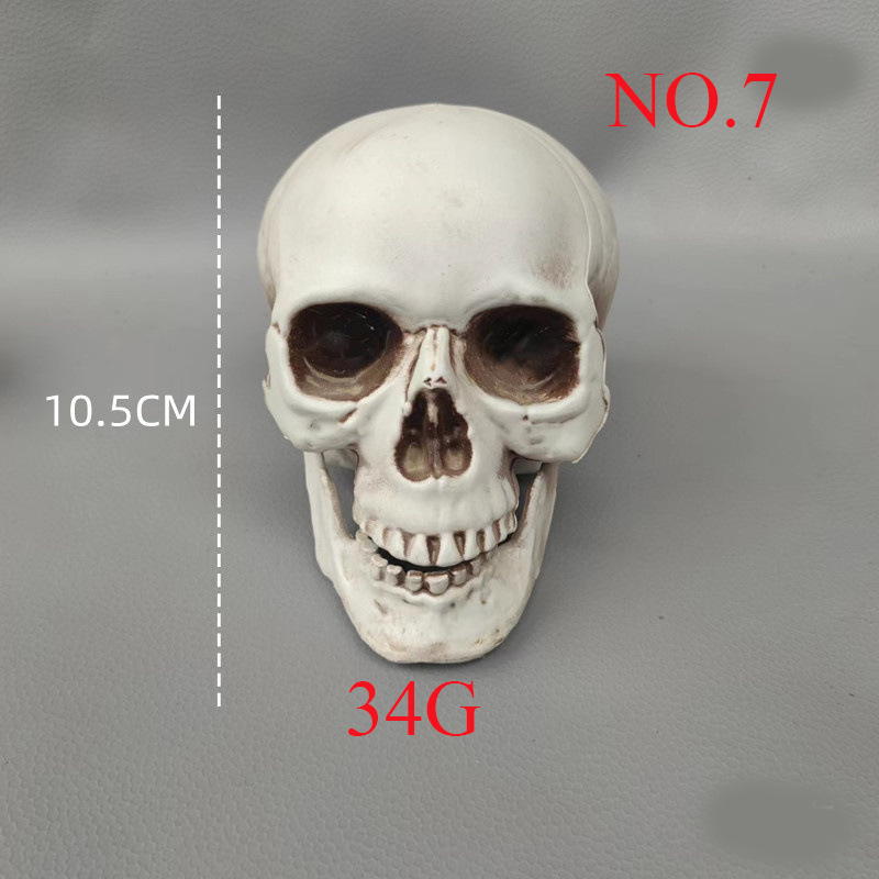 Horror Simulation Skull Head Halloween Prop Decoration Ghost House Bar Chamber Atmosphere Ornament