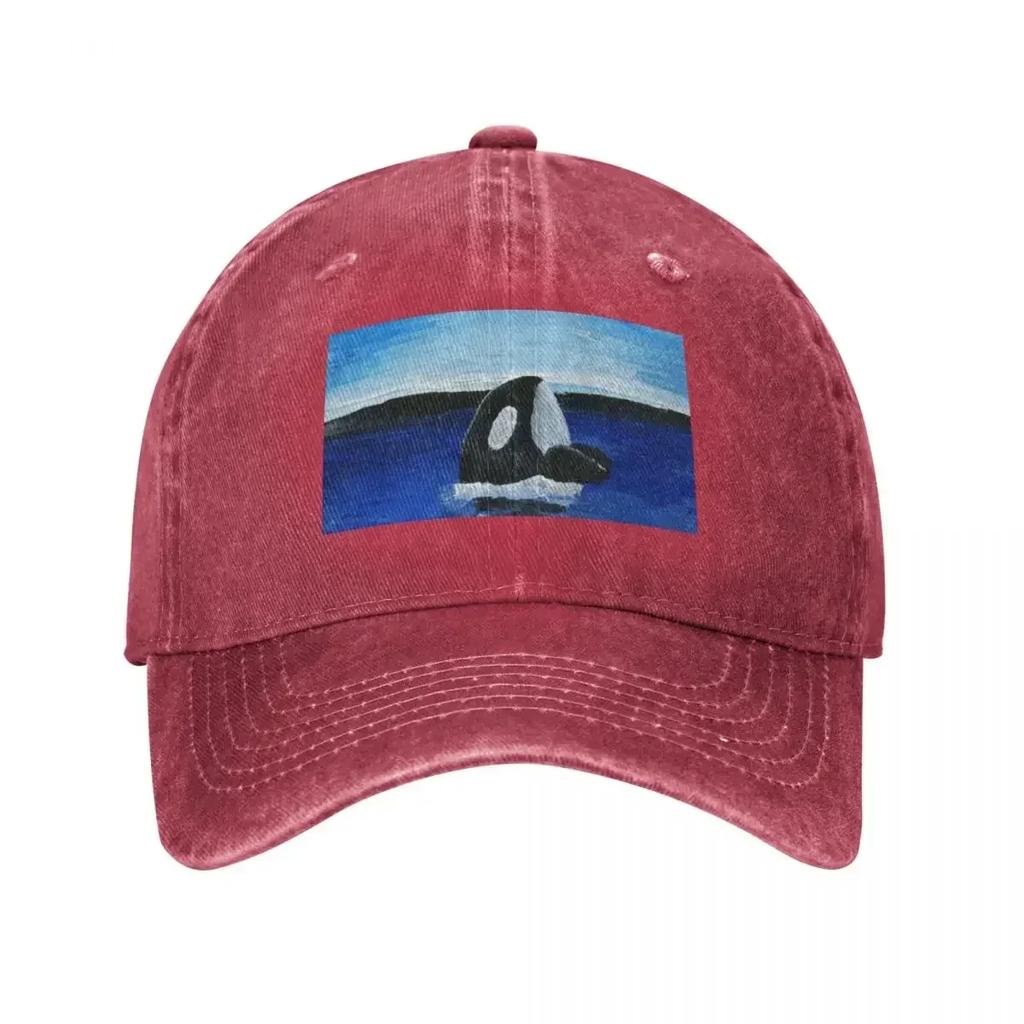 Orca Orca Whales Baseball Cap Rave Sunscreen Vintage Dad Hat Luxury WoUnisex Unisex's