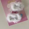 Unique Bone Hairpin Y2K Cute Hair Clip Plush Dog Bone Shape Hair Barrettes Fun Hair Clips Brooch Halloween Jewelry Gift