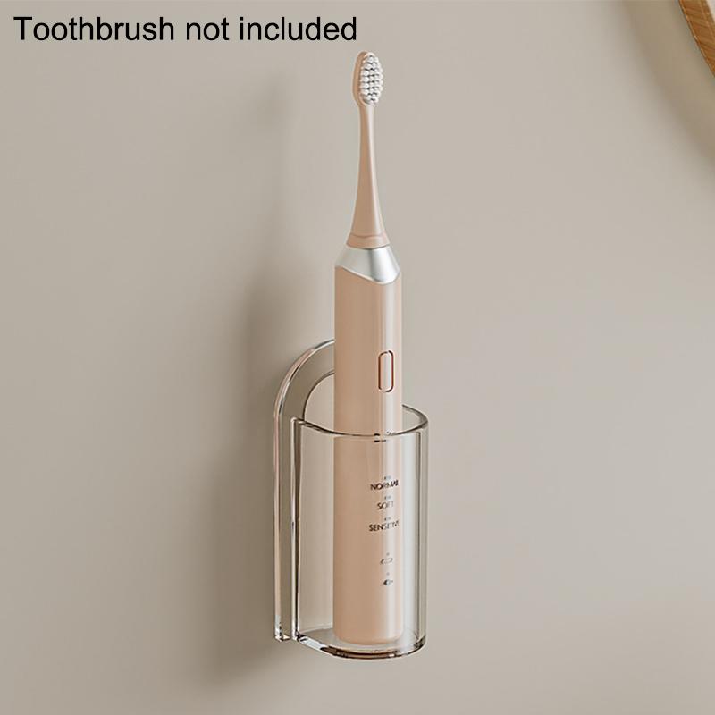 Bathroom Electric Toothbrush Holder Wall Mounted Electric Toothbrush Storage Rack Punch-free Toothbrush Holder