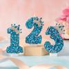 Creative New Crown Numbers Birthday Candles Party Holiday Cake Decorations