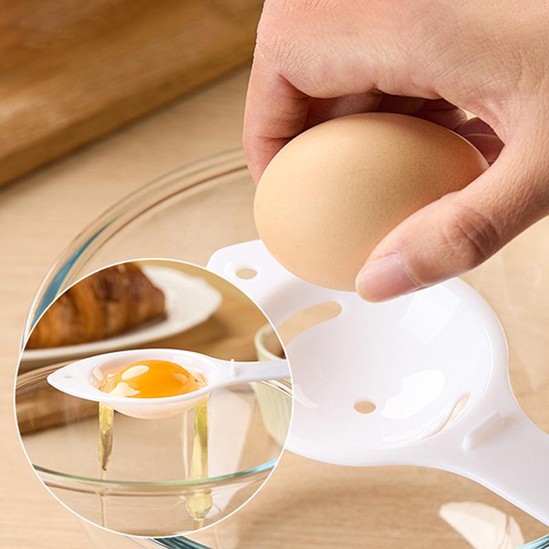 Extended Handle Egg White Separator, Egg Yolk Separator, Egg White Filter, Kitchen Cooking Egg Separator Egg Strainer