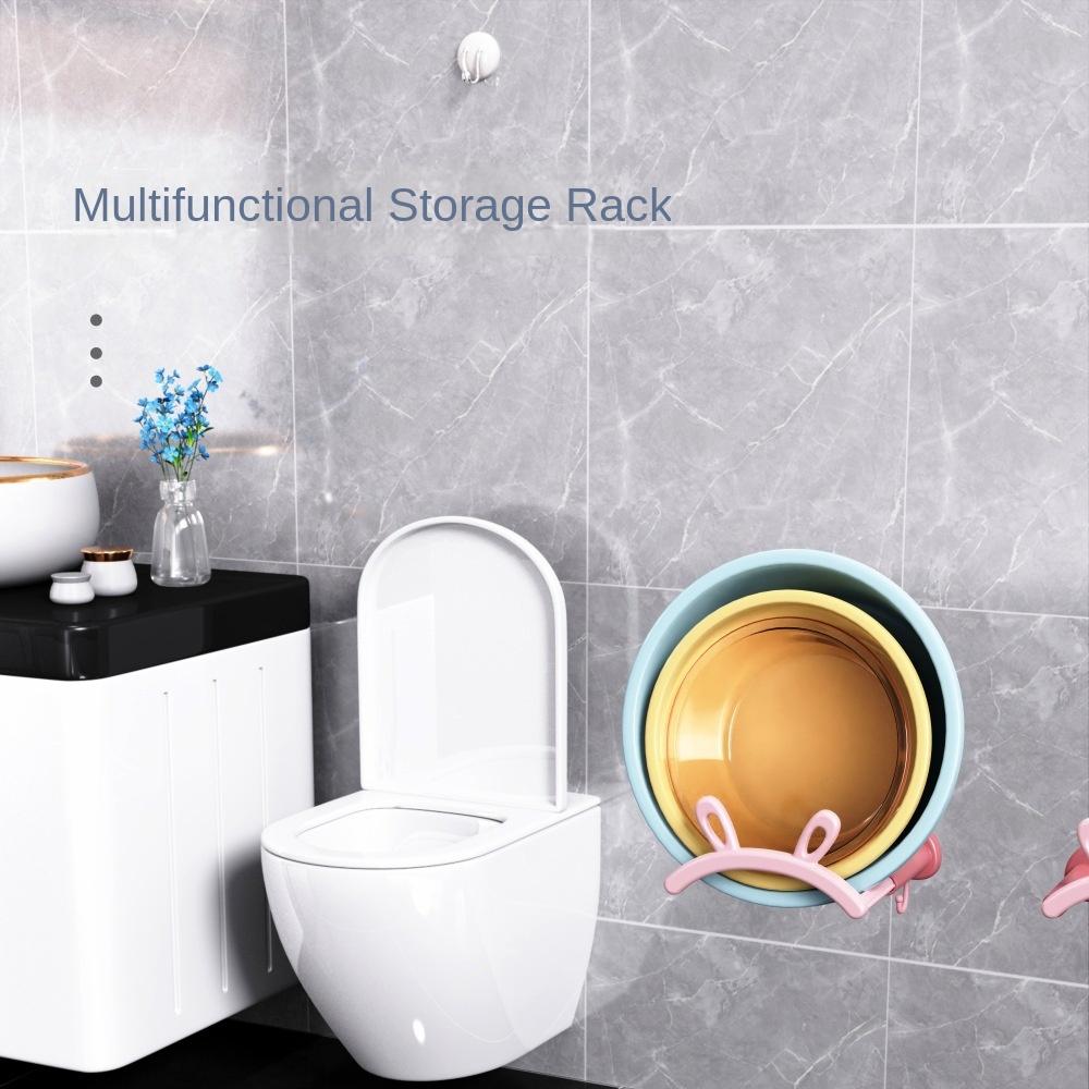 Punch-free Bathroom Bracket Stretchable Basin Storage Rack Practical Washbasin Rack Bathroom