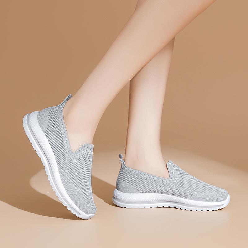 Neue bequeme und atmungsaktive Damen-Sportschuhe weiche Sohle leicht lässige Damenschuhe Fly-Woven Mesh-Schuhe Kinder