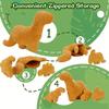 4pcs Large Dino Nugget Pillow Set Plush with Stuffed Animals Creative Dinosaur Theme Party Decoration Perfect for Christmas Gift