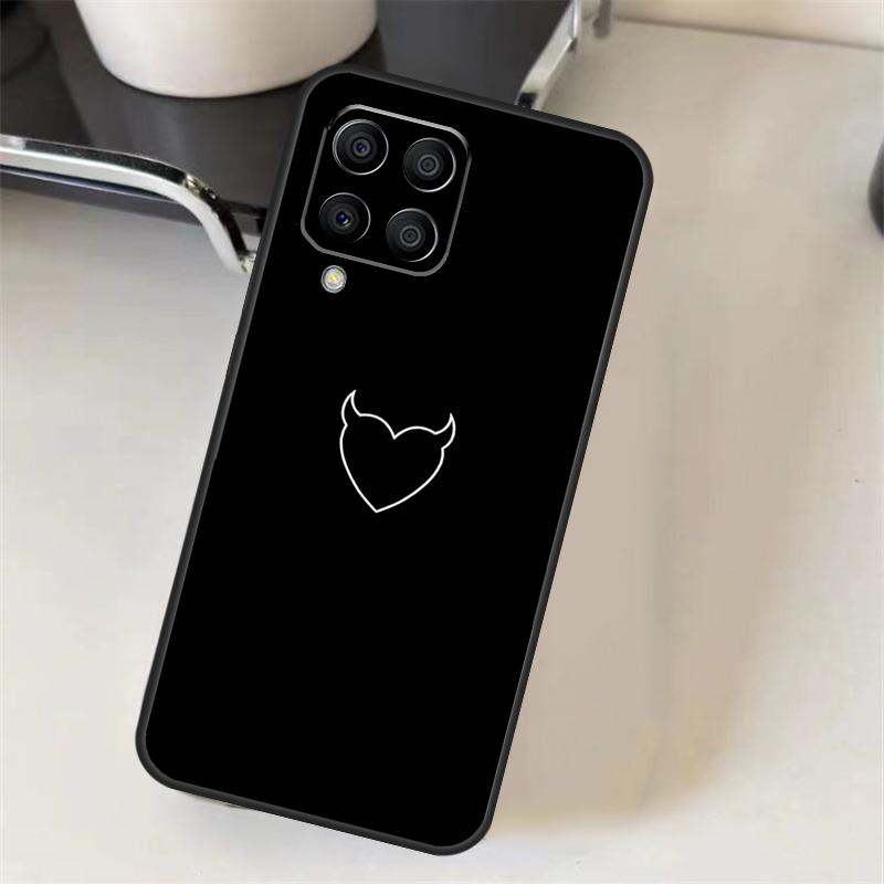Gothic Witch Satan Case For Samsung Galaxy M53 M33 M23 M13 M14 M34 M54 M12 M22 M32 M52 M11 M51 M30s M31s Cover