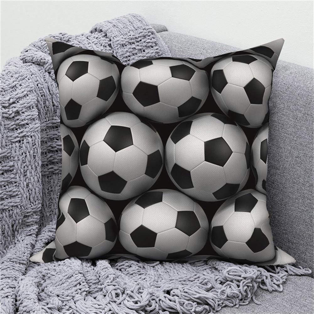 

Наволочка с футбольным принтом, домашний декор, чехол для дивана, автомобильный плед 40x40cm