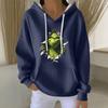 Women's Fashion Casual Christmas Angel Print Pullover Long-Sleeve Sweatshirt