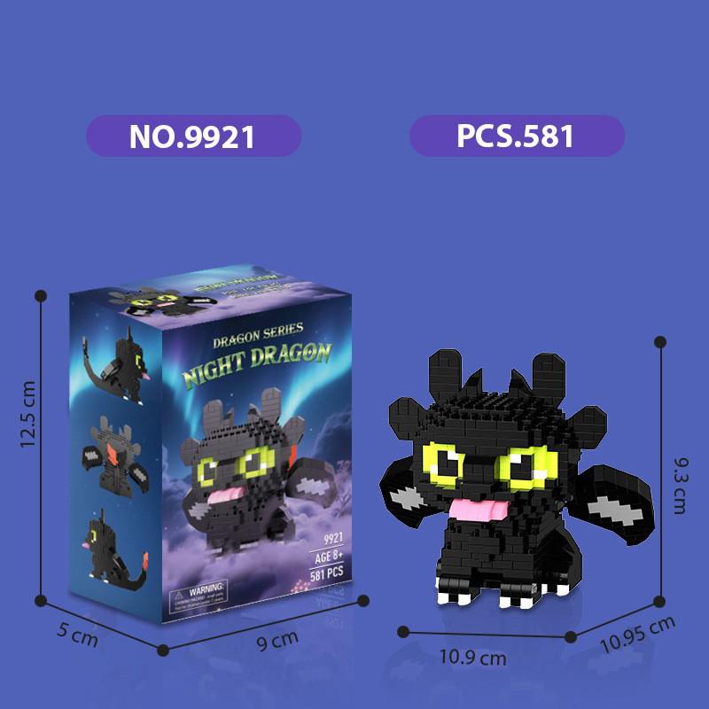 Halloween Series Cartoon Character Building Blocks - Educational Toy Set