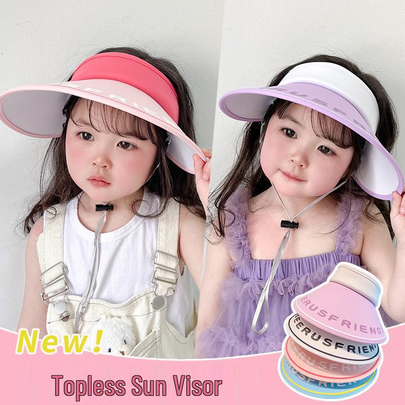 Kinder UV-Schutz Cartoon Sonnenblende Hut für Outdoor Sommer Spaß