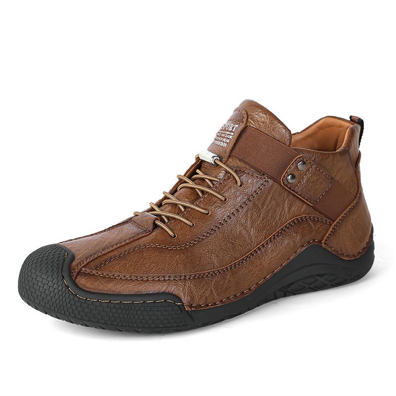 Men's Fashion Martin Boots - Large Size Outdoor Short Boots for Autumn and Winter Casual or Work Wear