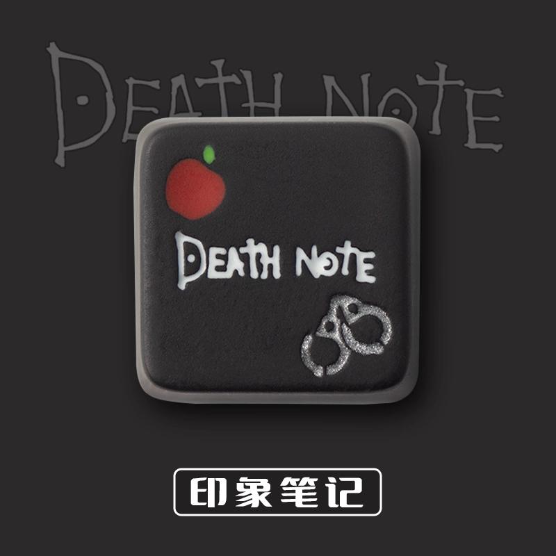 Animation Death Note Light Yagami L Figure Merchandise Cute Anime Custom Mechanical Keyboard Keycaps Esc Otaku Surprise Gifts
