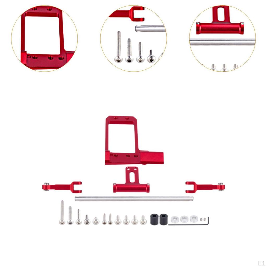 Bat Servo Mount 1/10 RC Crawler Full Hydraulic Steering Cylinder Kit for Vanquish Phoenixs