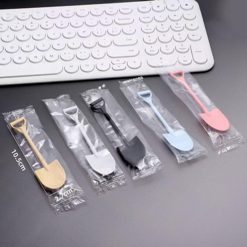 Thickened Disposable Dessert Spoon for Ice Cream, Yogurt, Jelly, Cake, and Roasted Sweet Potato