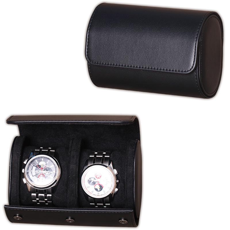 Waterproof PU Leather Watch Storage Box with 1-3 Slots - Stain-Resistant Gift Packaging