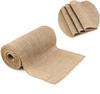 30cm Width Jute Linen Vintage Natural Table Runner Burlap Rustic Khaki Party Country Wedding Decoration Home Party Chair Decor