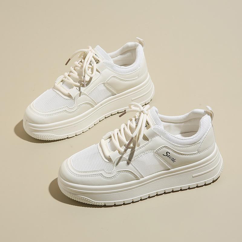 

2025 little white shoes women s summer new Korean version ins female students casual network versatile board shoes street auction P820-2 35