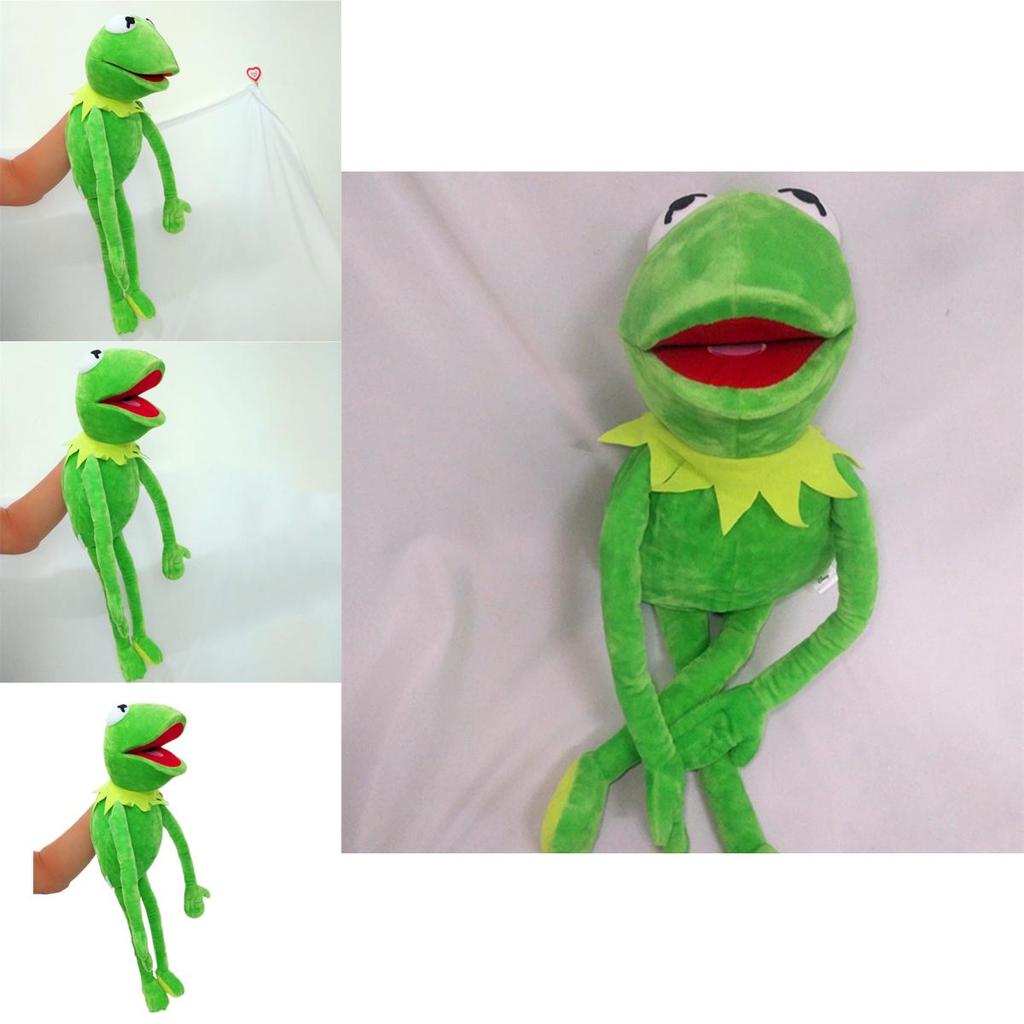 Charming 60cm Kermit The Frog Plush Hand Puppet Ideal For Kids Christmas Gifts