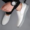 Lässige Slipper aus Leder für Herren: Atmungsaktive, rutschfeste, weiche Sohle für breite Füße – ideal für Frühling und Sommer