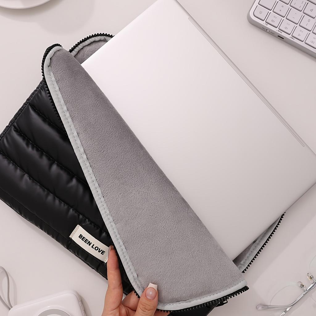 Portable Laptop Sleeve Bag Handheld Computer Inner Bag Large Capacity Down Storage Bag Travel Organizer Pouch for Business