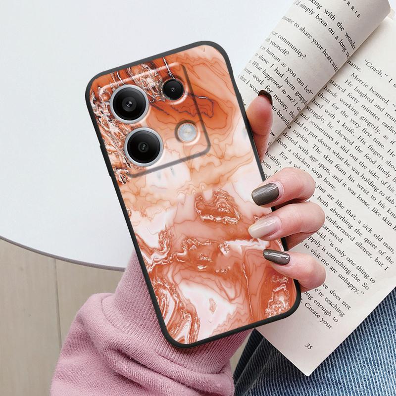 Luxury Case For Redmi Note 13 Pro 4G 5G Fundas Marble Fashion Pattern Soft TPU Protection Cover For Xiaomi Redmi Note14 Pro Capa