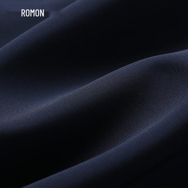 ROMON Men's Straight-Leg Elastic Waist Casual Pants