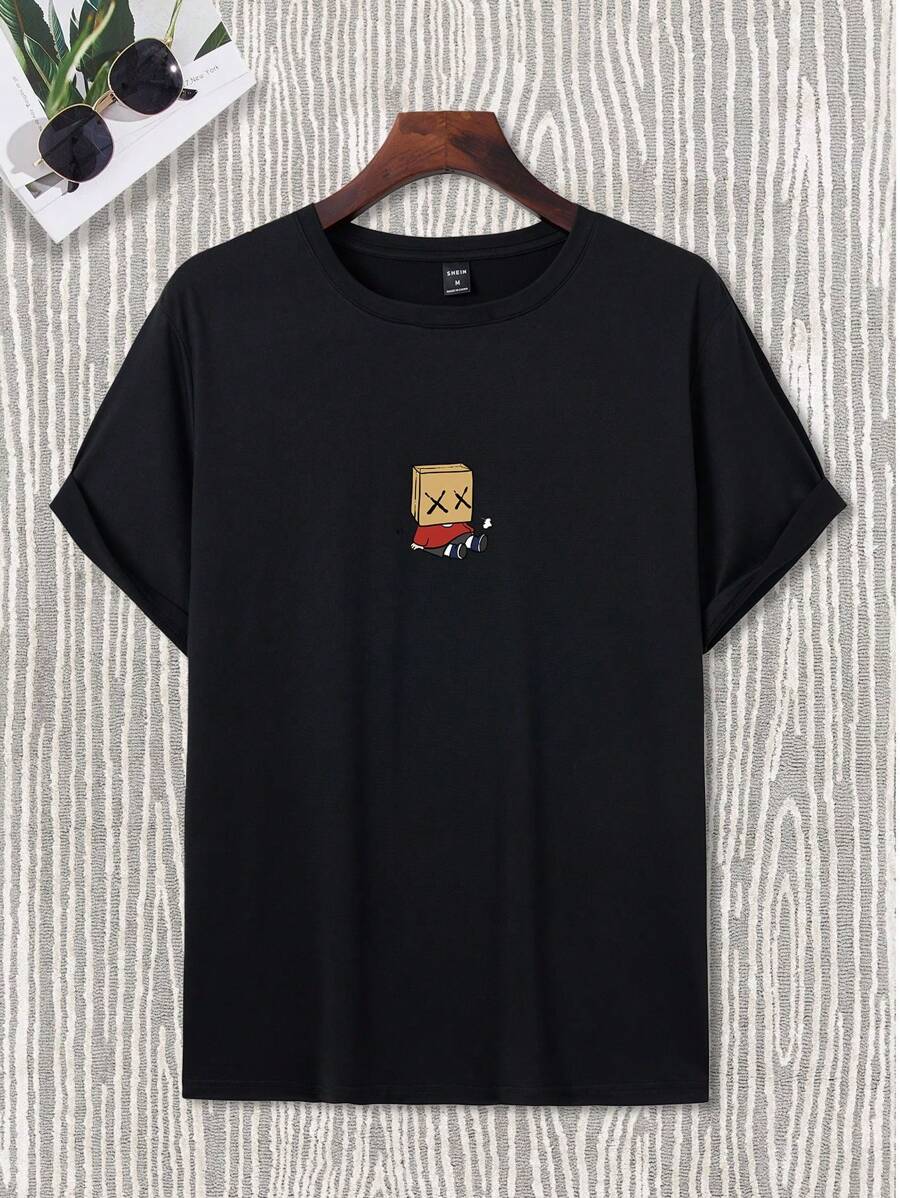 

Claim Dot Unisex s Summer Casual Short Sleeve T-Shirt With Cartoon Print M