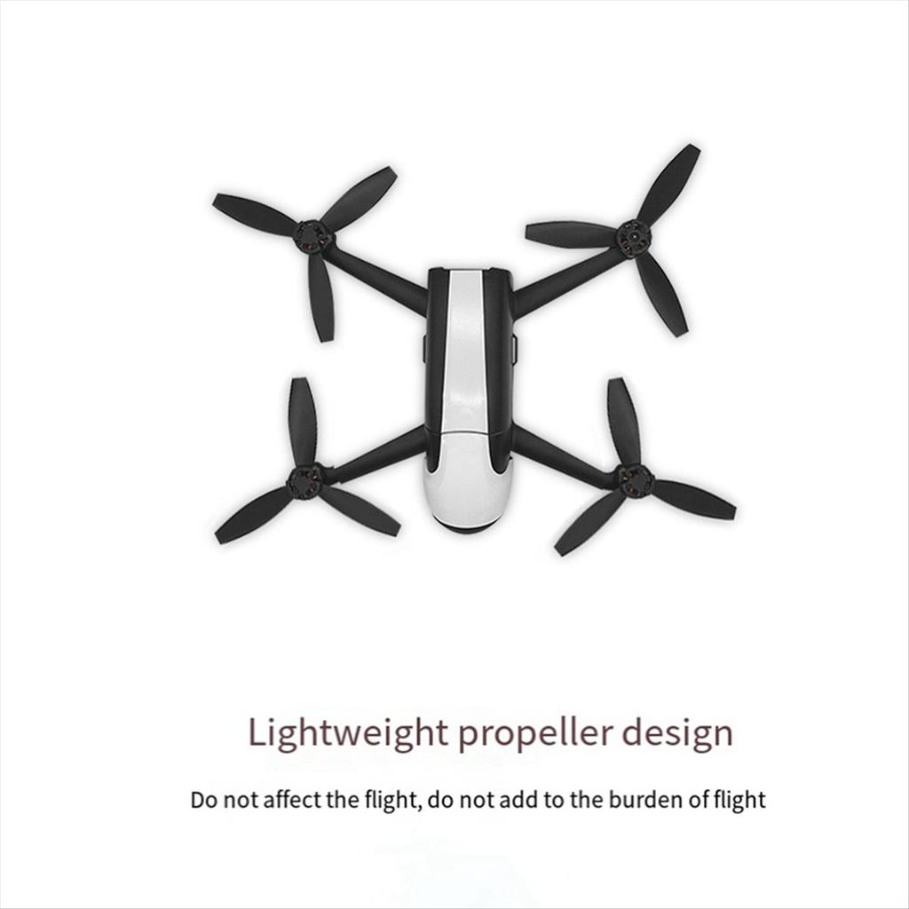 4 Stück Passend für Parrot Bebop 2 Drohne Propellerblätter Drohnenzubehör Schwarz+Rot