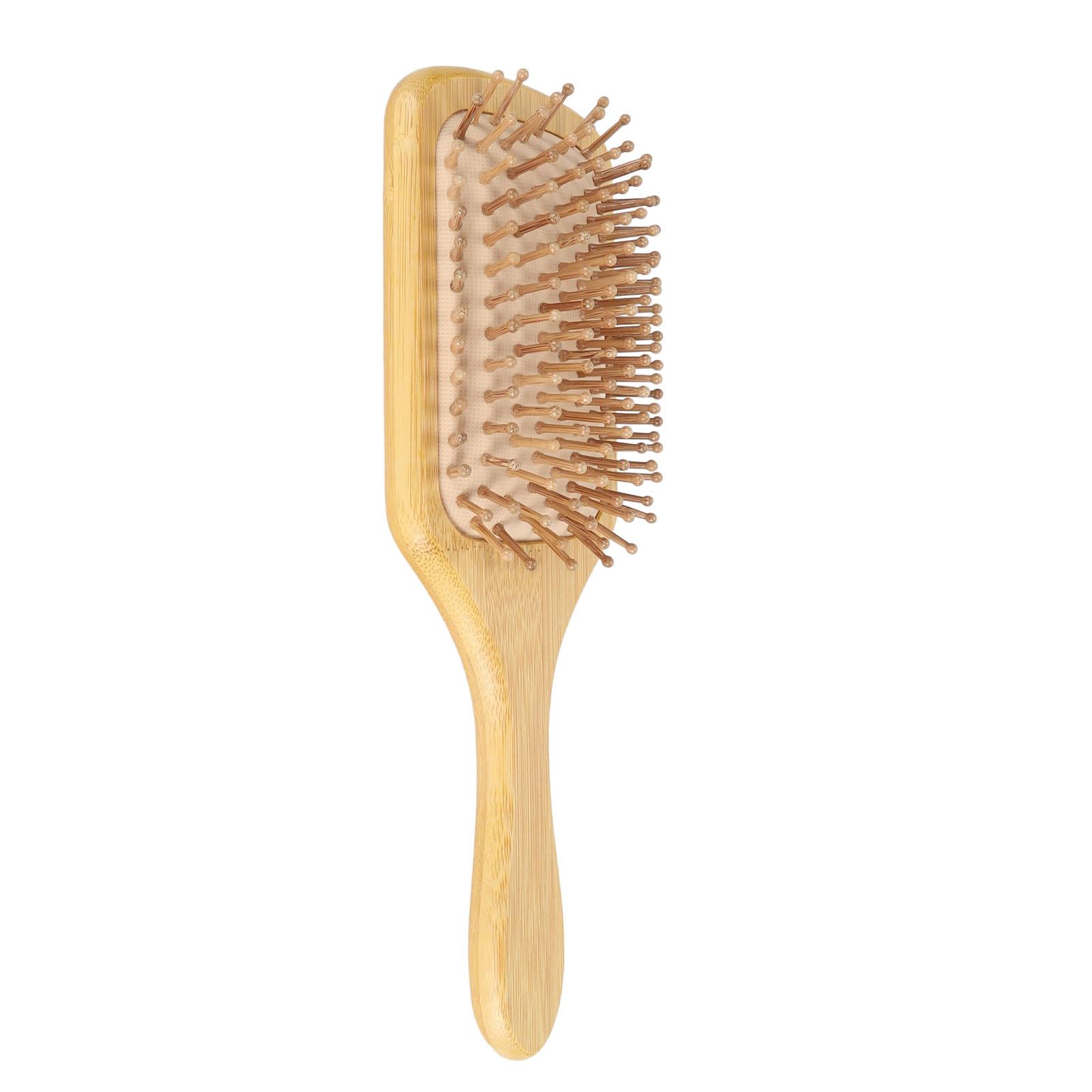 

Wooden Paddle Hair Brush Multifunctional Lightweight Air Cushion Massage Comb for Home
