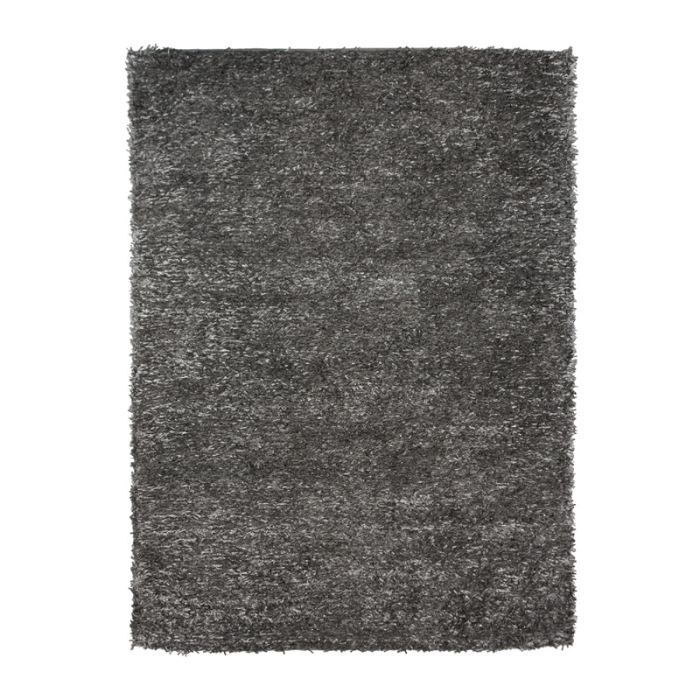 Shaggy Teppich Luxe - MON BEAU TAPIS - Grau - Synthetisch - Shaggy - 120 cm