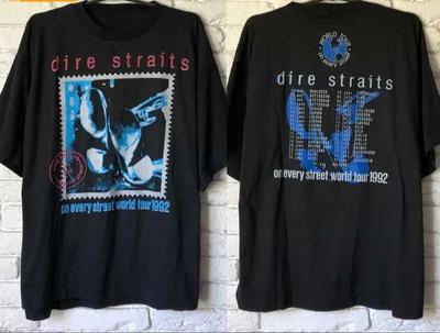 Dire Straits Kapela Na Každé Street Světové Turné 1992 Tričko S-5XL