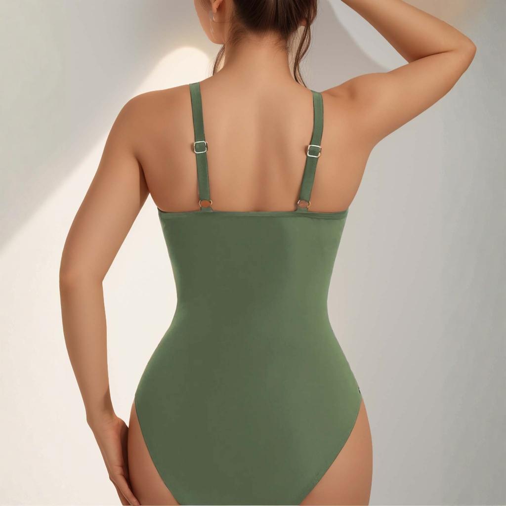 Women's Mesh Backless Sexy Bikini One-Piece Swimsuit