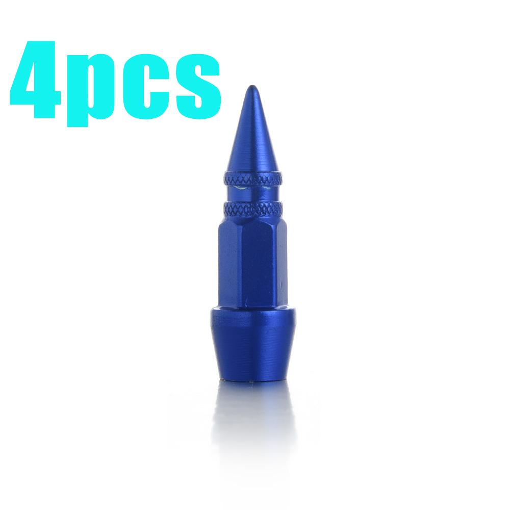 2/4pcs Long Pointed Tire Valve Caps for Automobiles and Motorcycles Tire Valve Cover Wear Parts Car Accessories