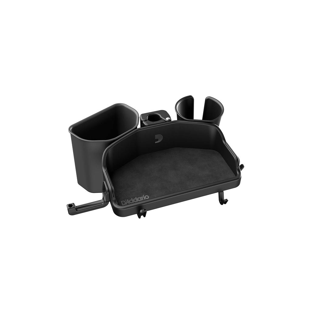 D'Addario Microphone Stand Accessory System Starter Kit (PW-MSASSK-01) with Tray and Holder Set for Microphone Stands