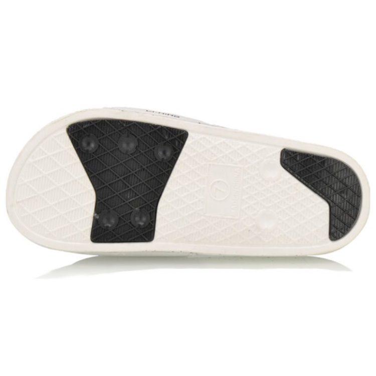 Li Ning Hot Slide Slippers Women's White Black AGAM014-1