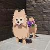Garden Art Dog and Cat Flower Pot Set